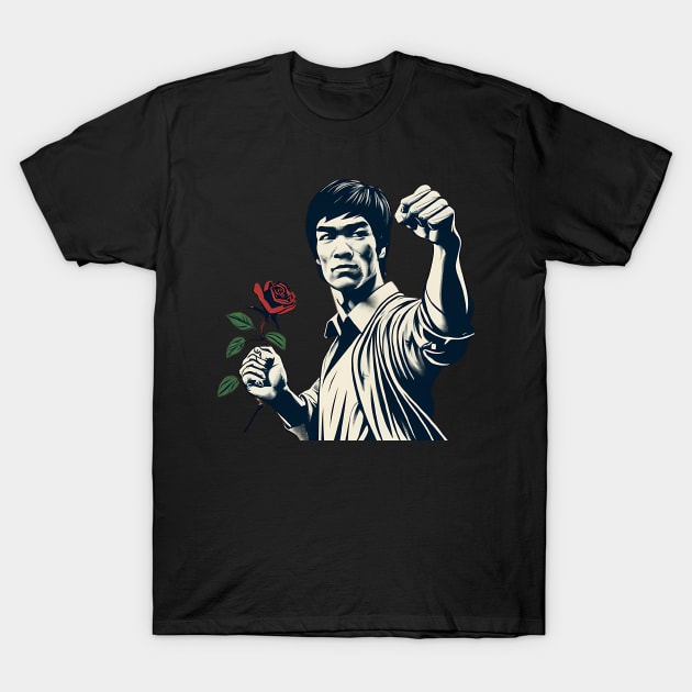 Legend Bruce Movie Jeet Kune Do Be Water Lee T-Shirt by Garmentcrooks